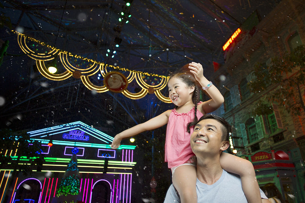 Singapore's biggest 'snowfall'